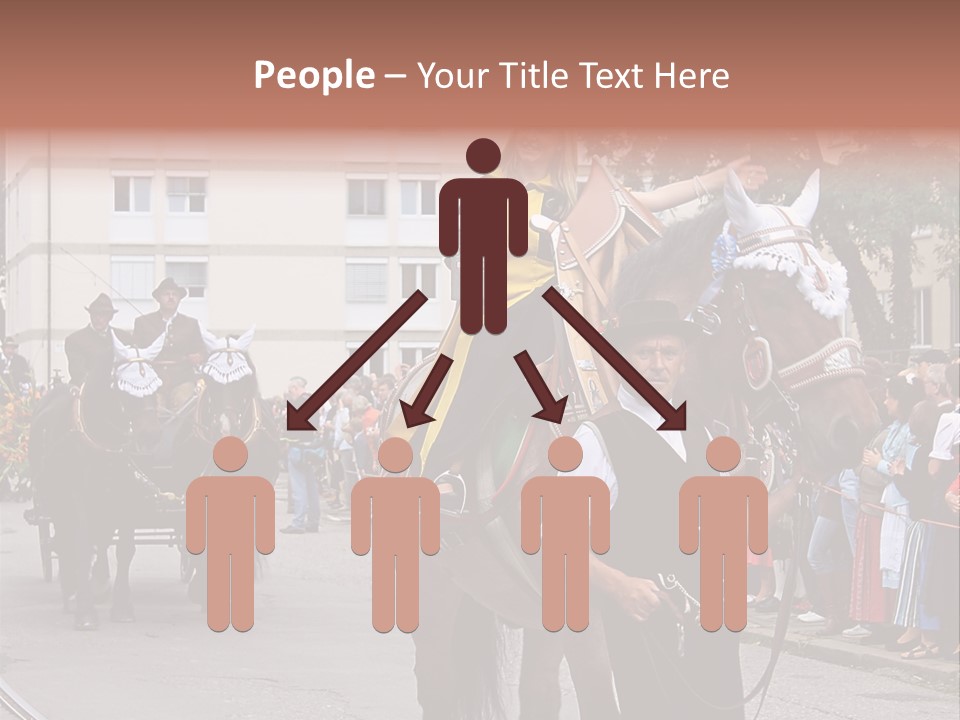 Horse Fair Carriage PowerPoint Template