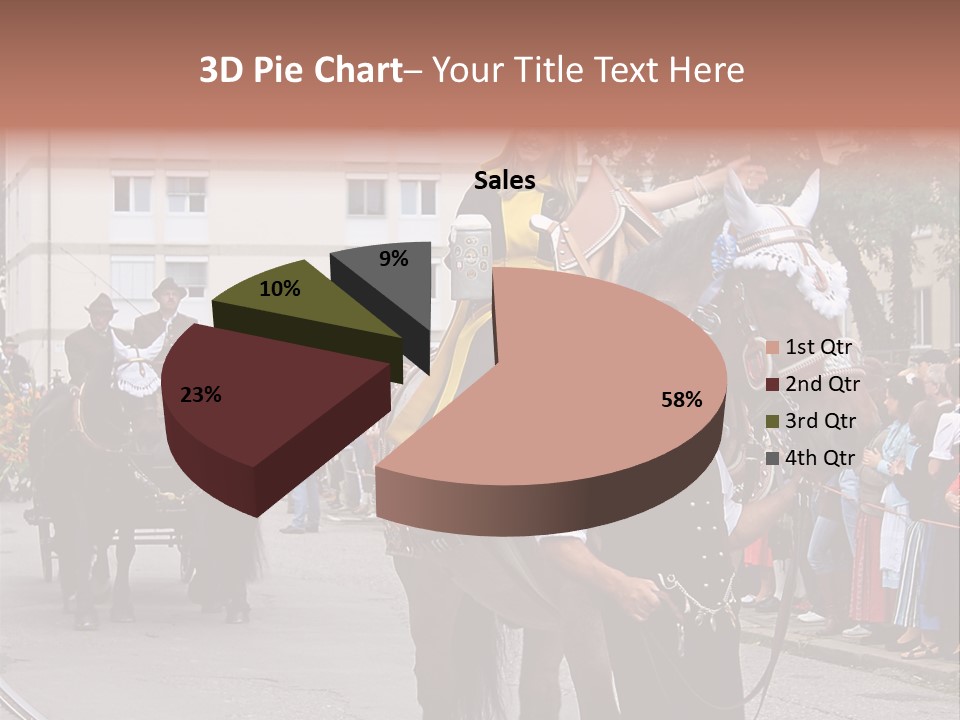 Horse Fair Carriage PowerPoint Template