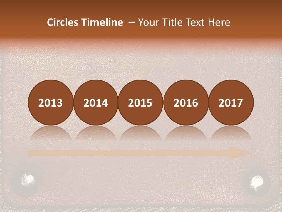 Wear Leather Textile PowerPoint Template