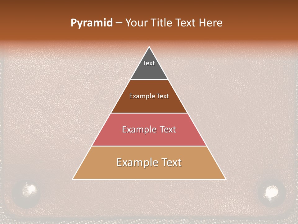 Wear Leather Textile PowerPoint Template