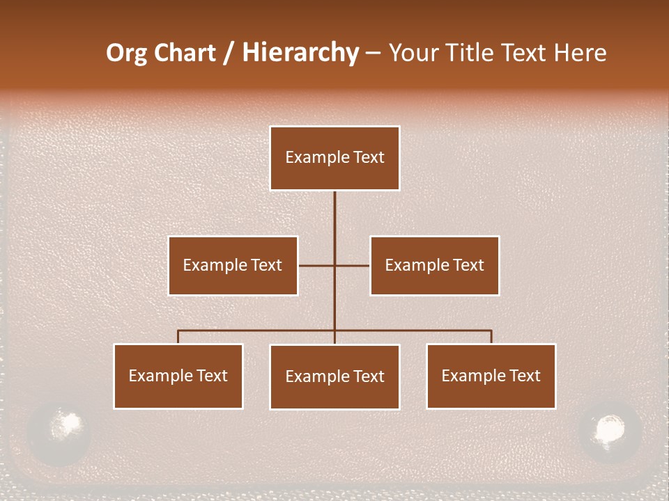 Wear Leather Textile PowerPoint Template