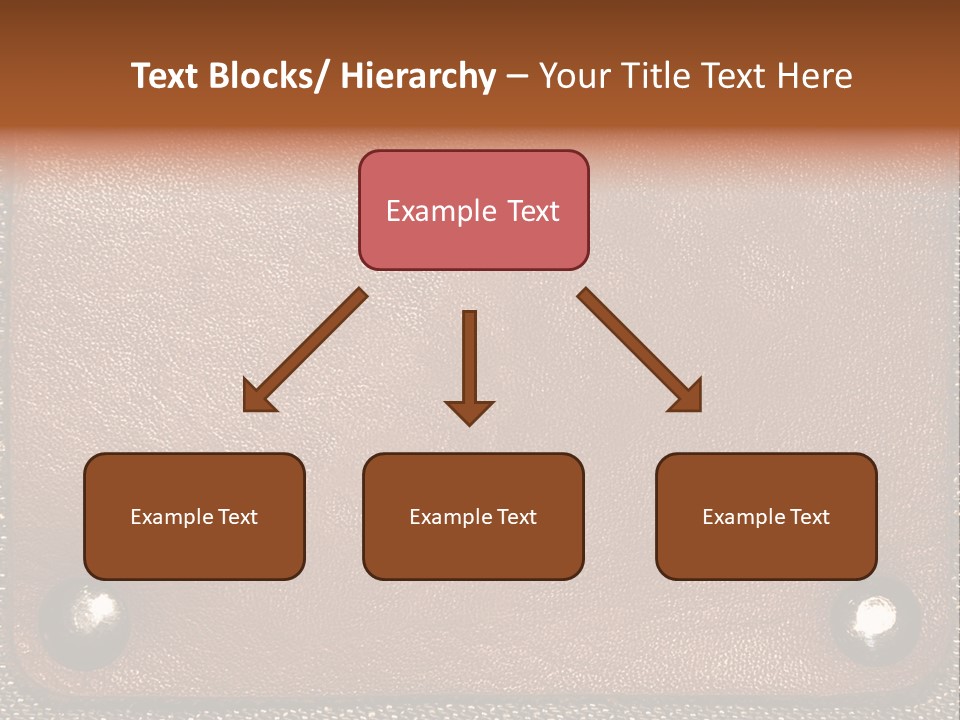 Wear Leather Textile PowerPoint Template