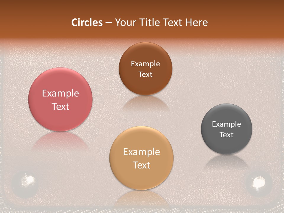 Wear Leather Textile PowerPoint Template