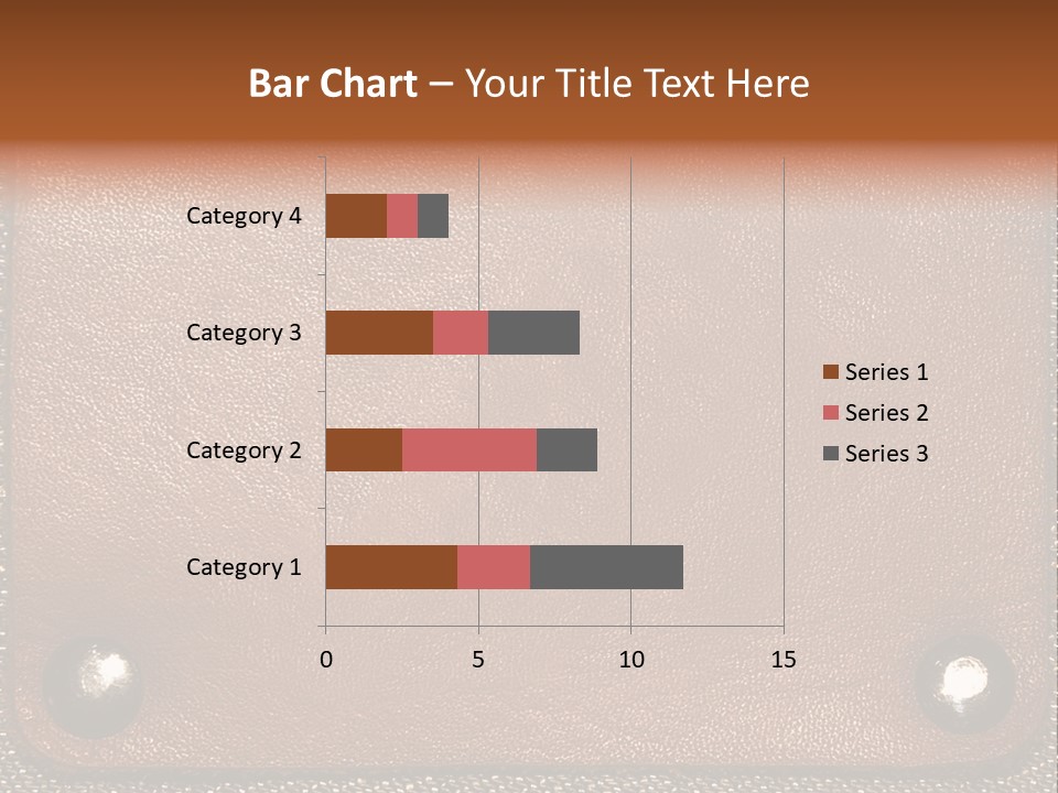 Wear Leather Textile PowerPoint Template