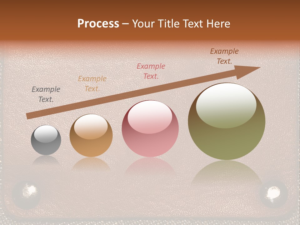 Wear Leather Textile PowerPoint Template