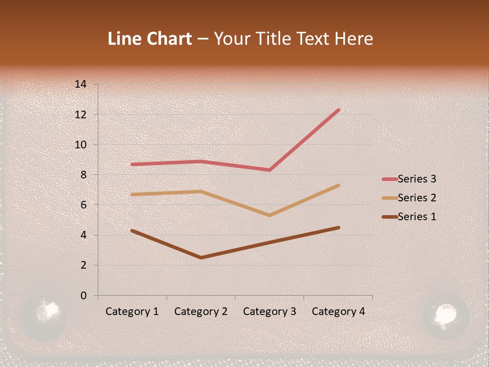 Wear Leather Textile PowerPoint Template