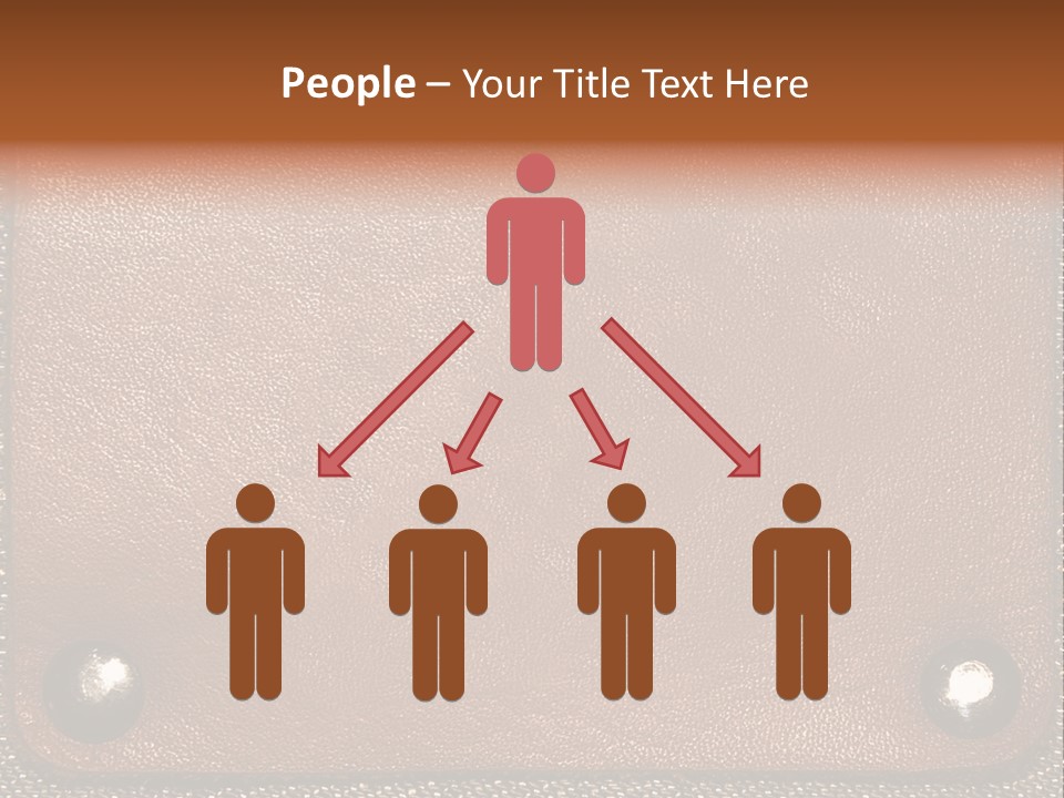 Wear Leather Textile PowerPoint Template