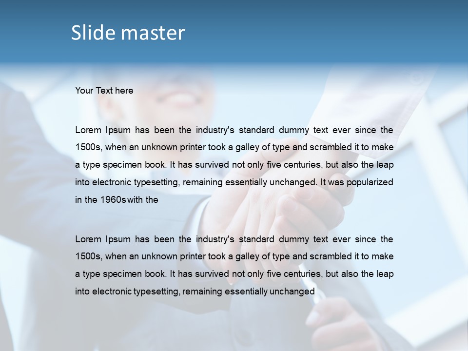 Group Agree Woman PowerPoint Template