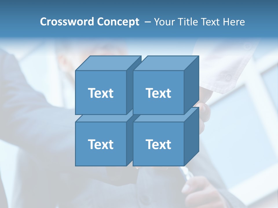 Group Agree Woman PowerPoint Template
