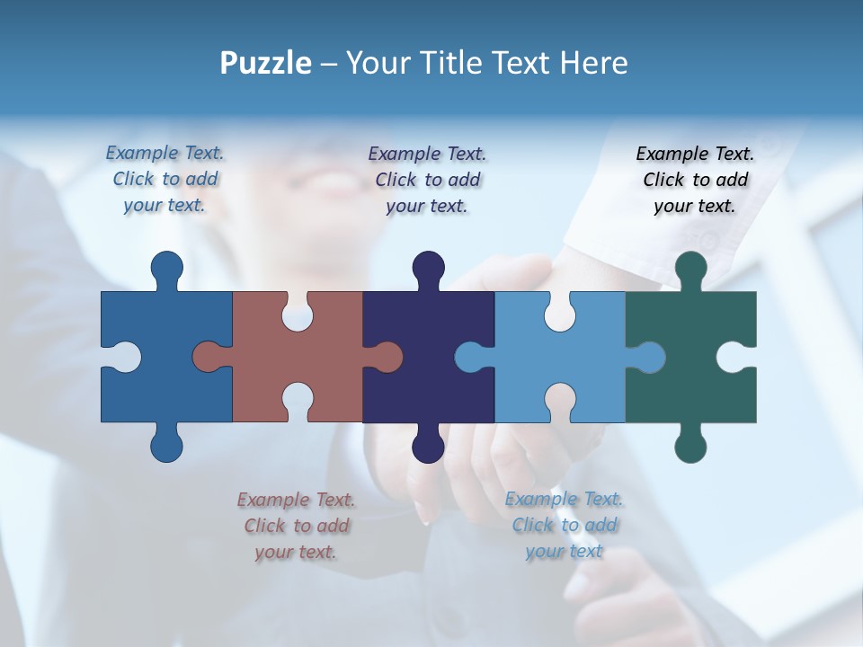 Group Agree Woman PowerPoint Template