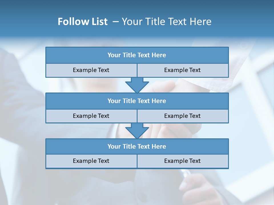 Group Agree Woman PowerPoint Template