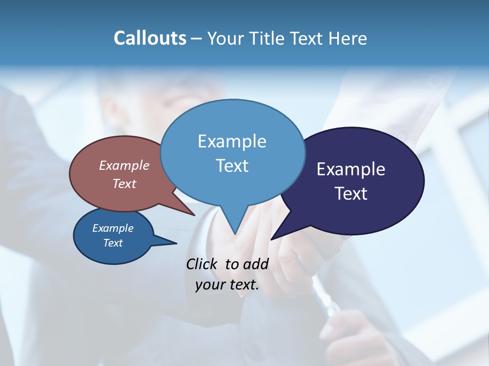 Group Agree Woman PowerPoint Template