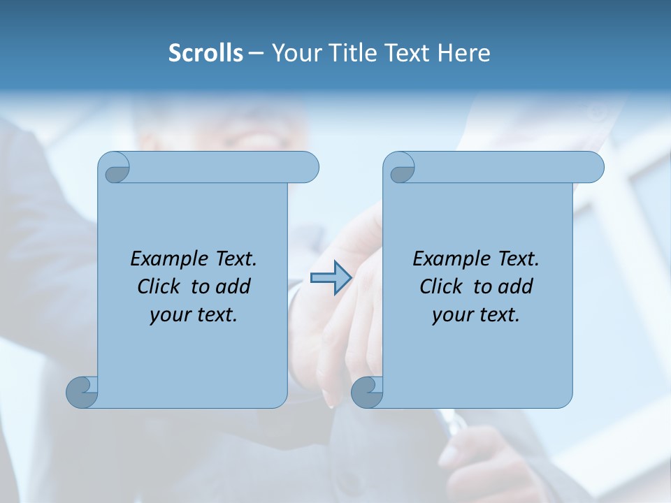 Group Agree Woman PowerPoint Template