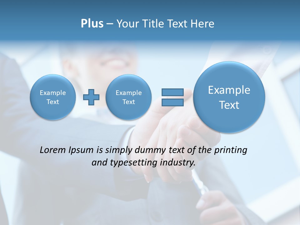 Group Agree Woman PowerPoint Template