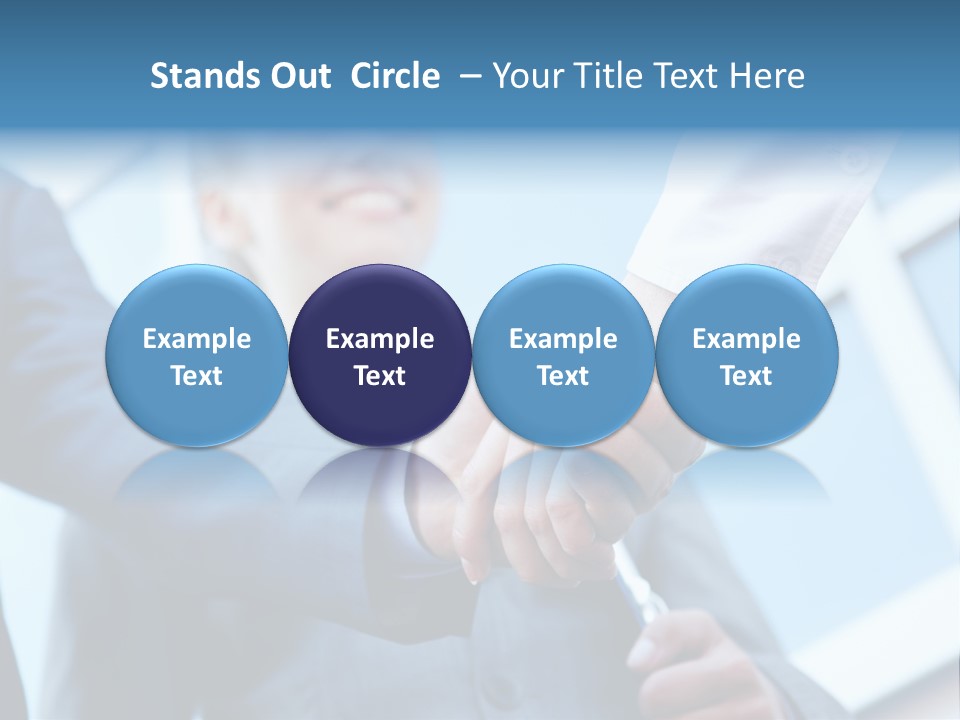Group Agree Woman PowerPoint Template