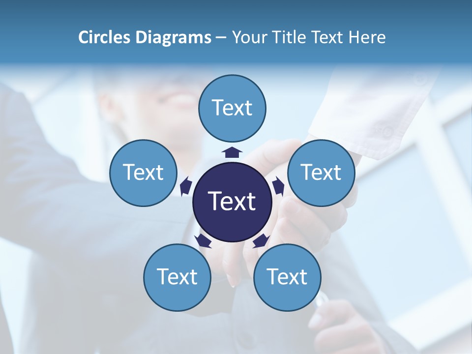 Group Agree Woman PowerPoint Template