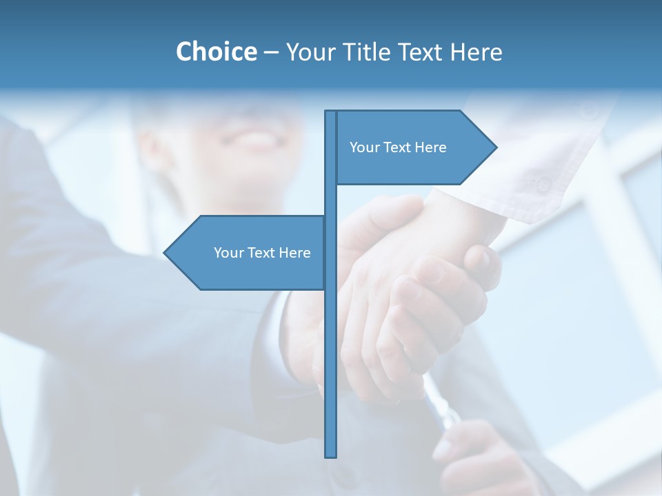 Group Agree Woman PowerPoint Template