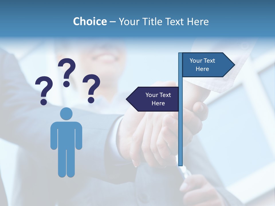 Group Agree Woman PowerPoint Template