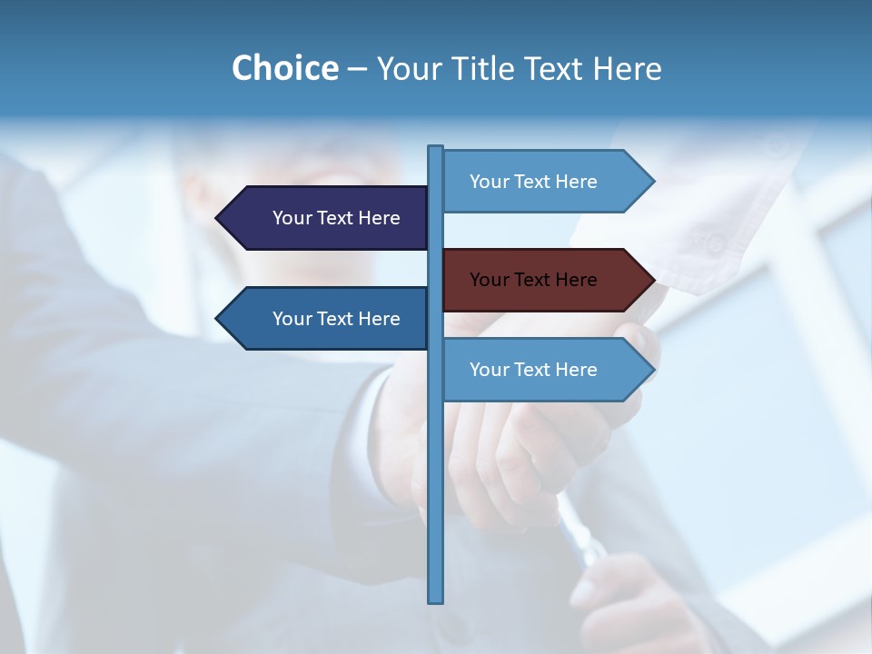 Group Agree Woman PowerPoint Template
