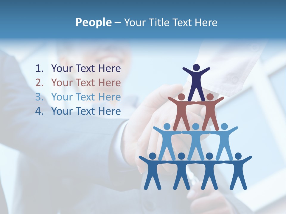 Group Agree Woman PowerPoint Template