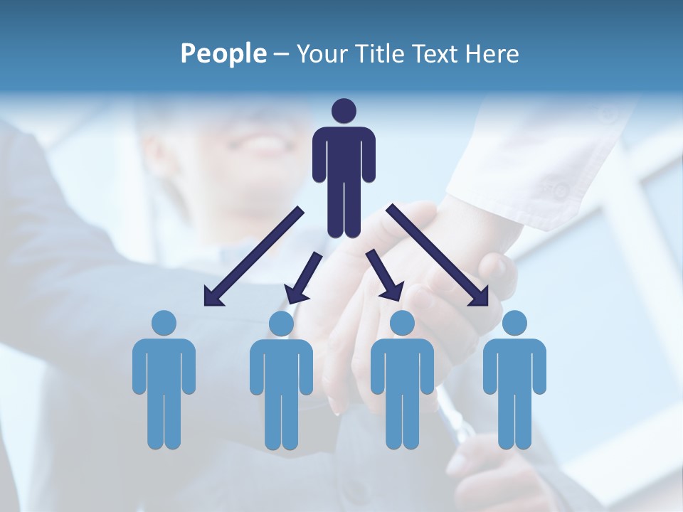 Group Agree Woman PowerPoint Template