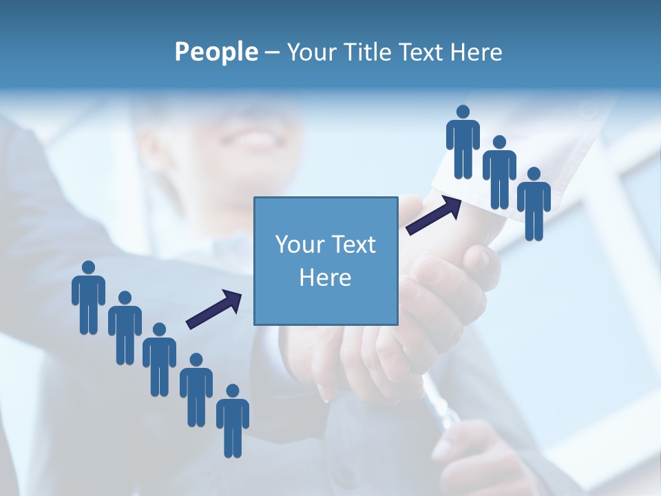 Group Agree Woman PowerPoint Template