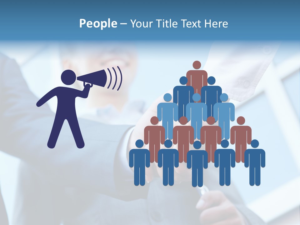 Group Agree Woman PowerPoint Template