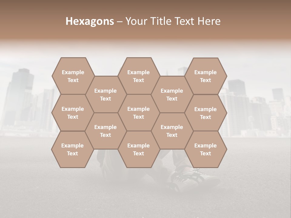 Glasses Stereo Street PowerPoint Template