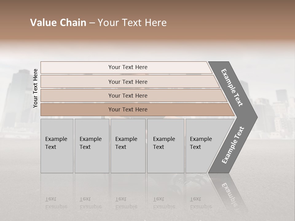 Glasses Stereo Street PowerPoint Template