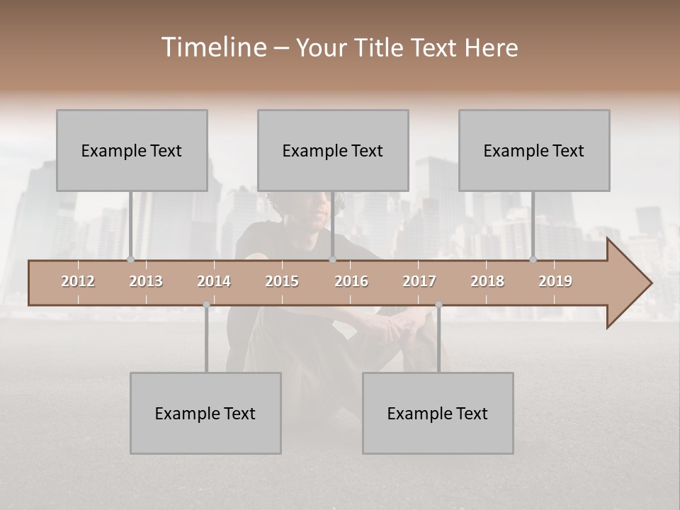 Glasses Stereo Street PowerPoint Template
