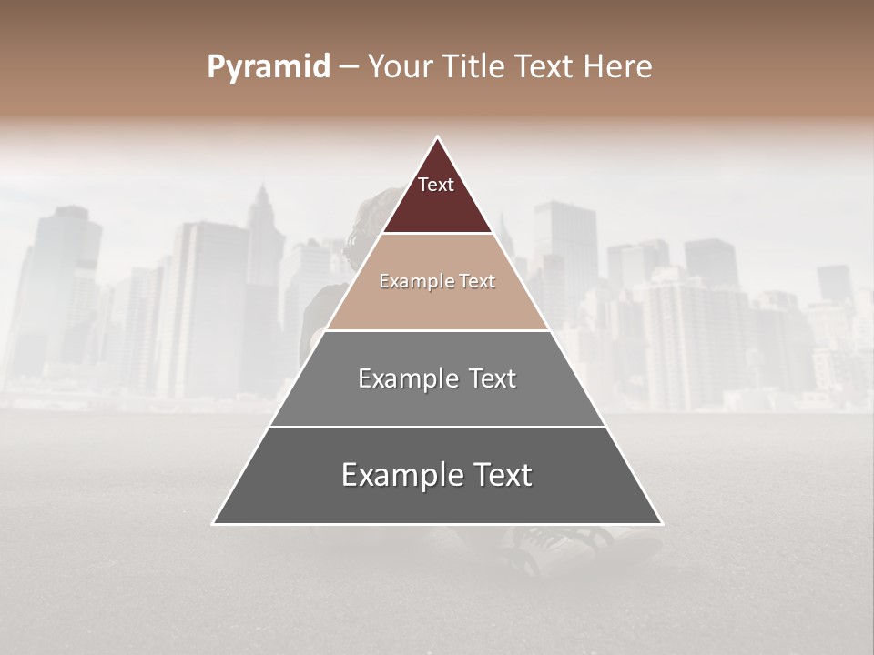 Glasses Stereo Street PowerPoint Template