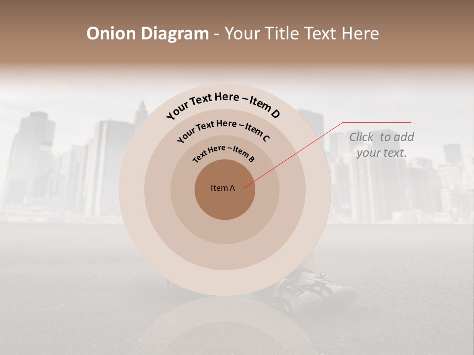 Glasses Stereo Street PowerPoint Template