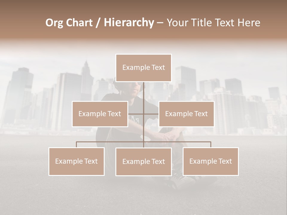 Glasses Stereo Street PowerPoint Template