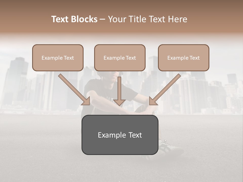 Glasses Stereo Street PowerPoint Template