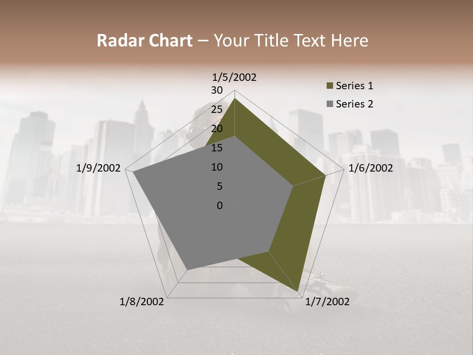 Glasses Stereo Street PowerPoint Template