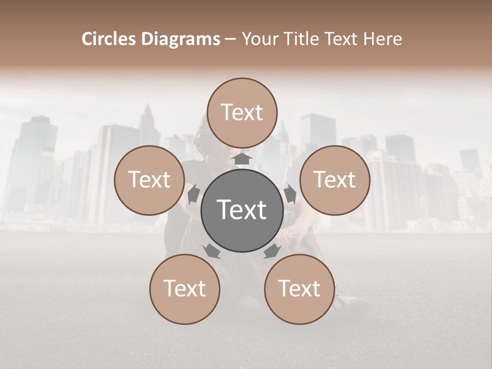 Glasses Stereo Street PowerPoint Template