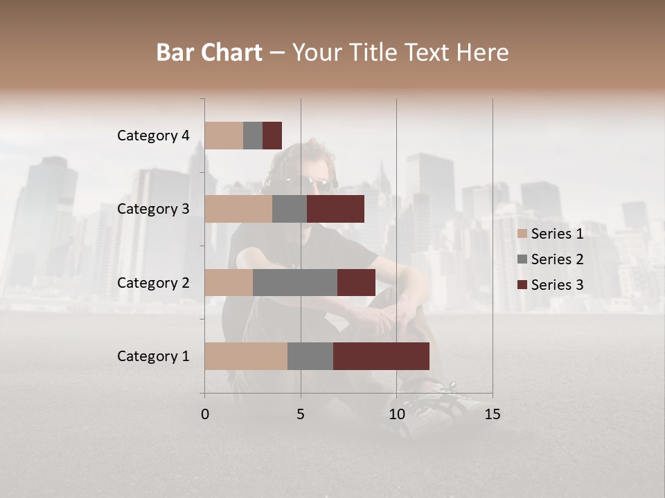 Glasses Stereo Street PowerPoint Template