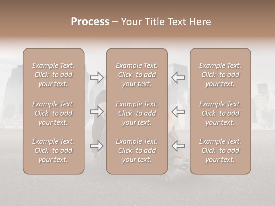 Glasses Stereo Street PowerPoint Template