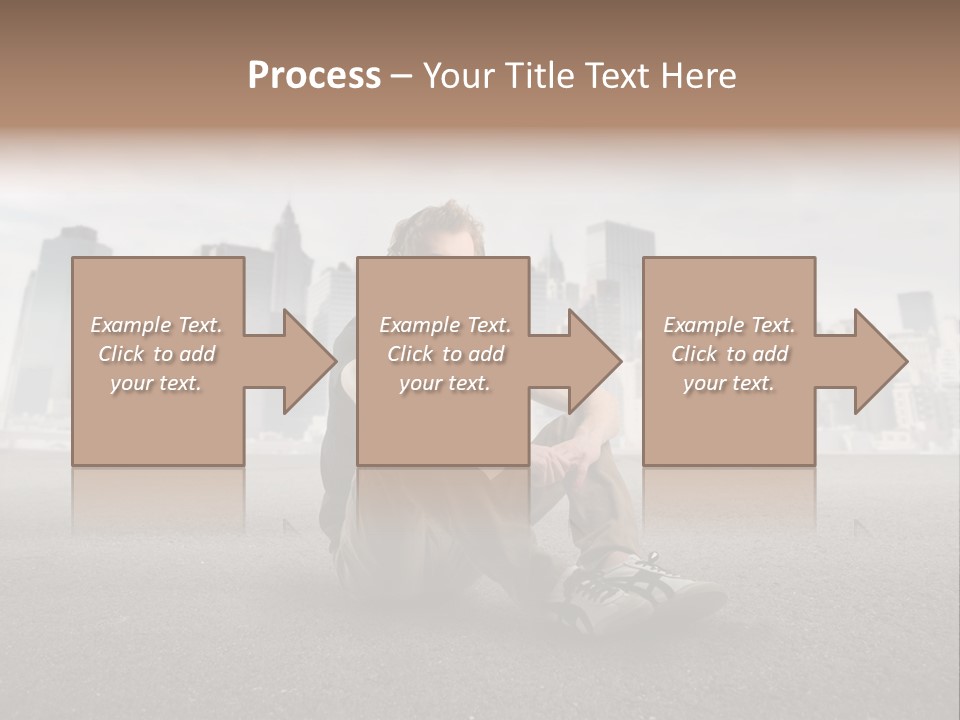 Glasses Stereo Street PowerPoint Template
