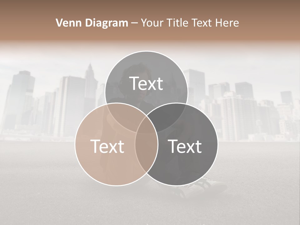 Glasses Stereo Street PowerPoint Template