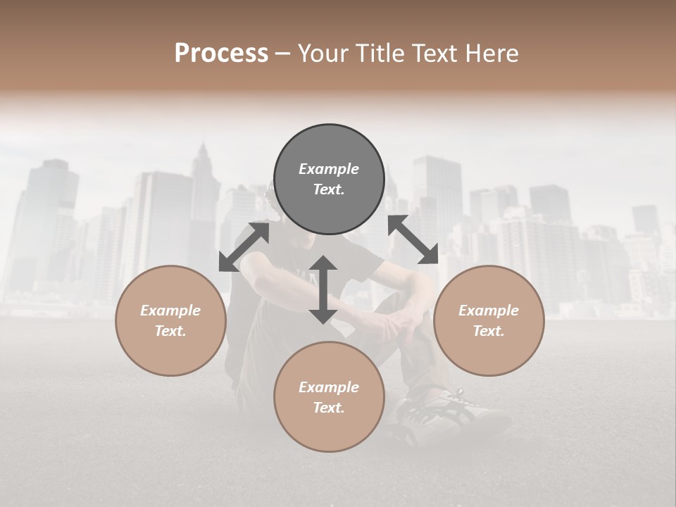 Glasses Stereo Street PowerPoint Template