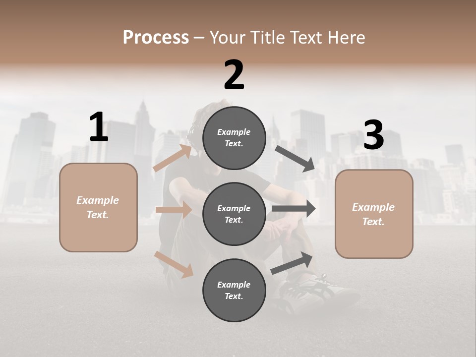 Glasses Stereo Street PowerPoint Template