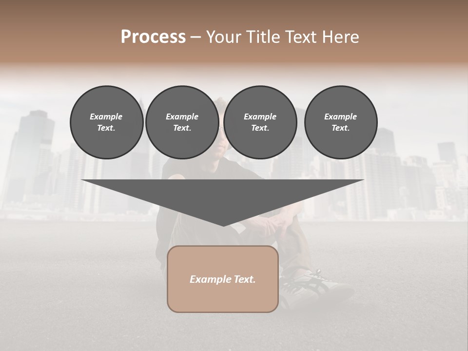 Glasses Stereo Street PowerPoint Template