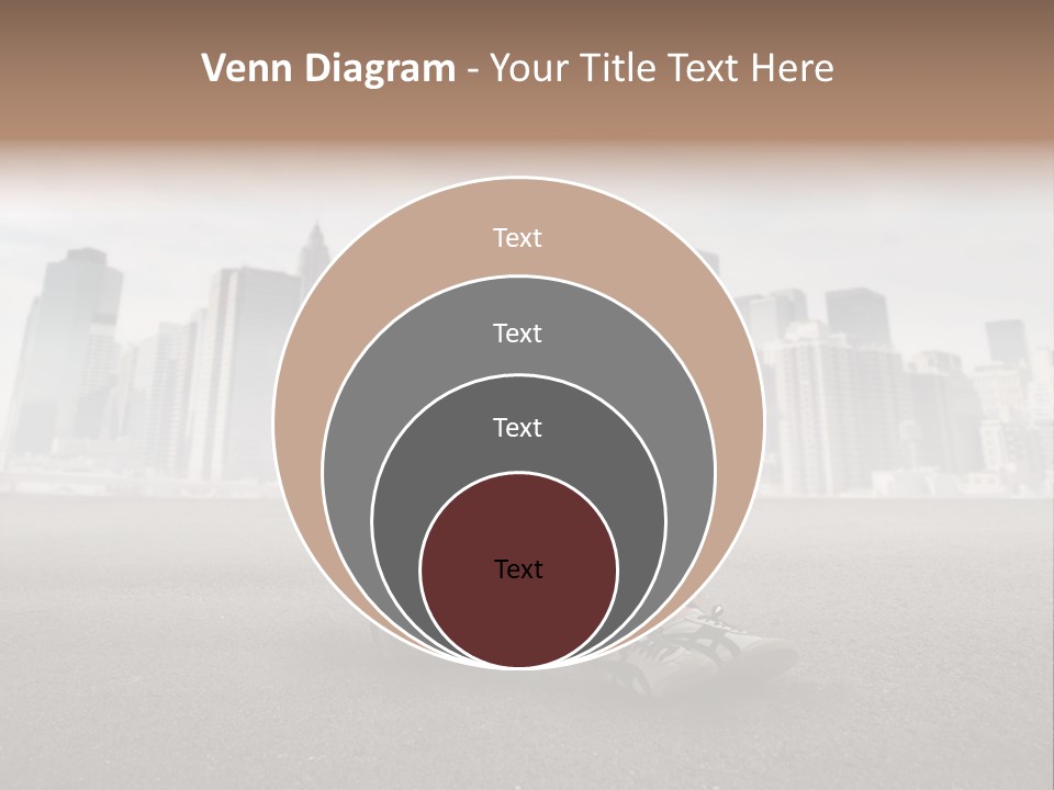 Glasses Stereo Street PowerPoint Template