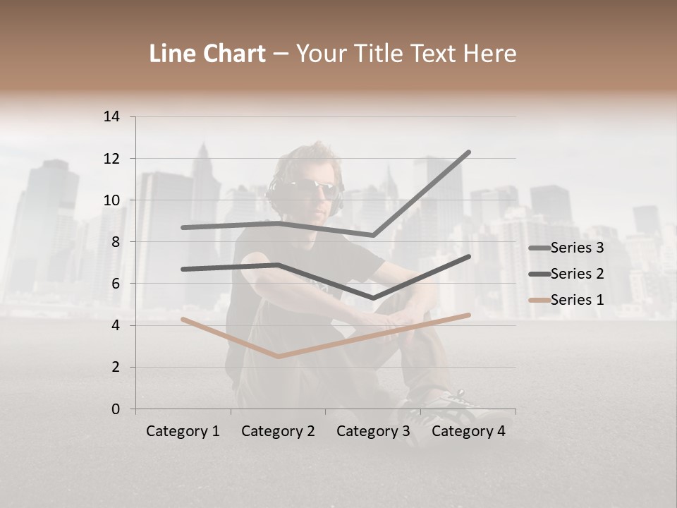 Glasses Stereo Street PowerPoint Template