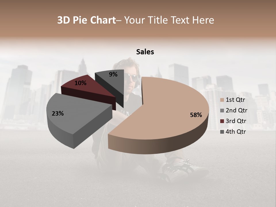 Glasses Stereo Street PowerPoint Template