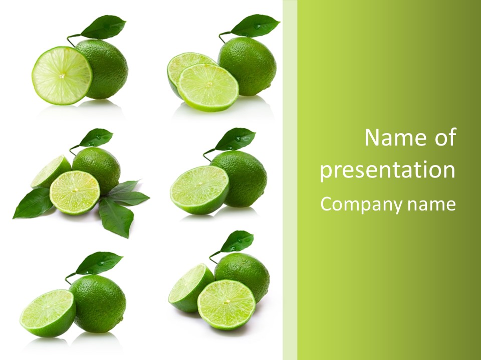 Kiwi Reflection Seasonal PowerPoint Template