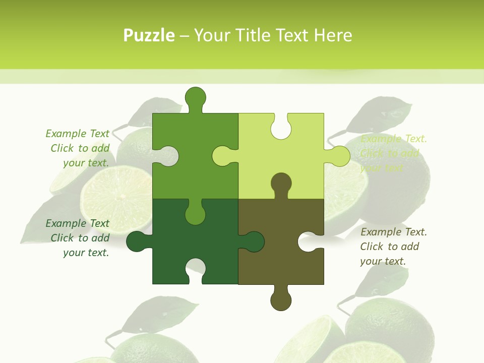 Kiwi Reflection Seasonal PowerPoint Template