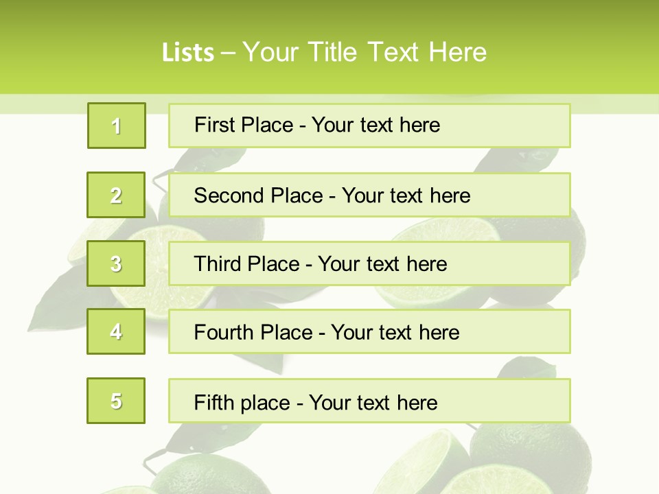 Kiwi Reflection Seasonal PowerPoint Template