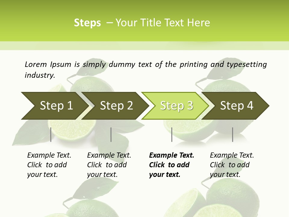 Kiwi Reflection Seasonal PowerPoint Template